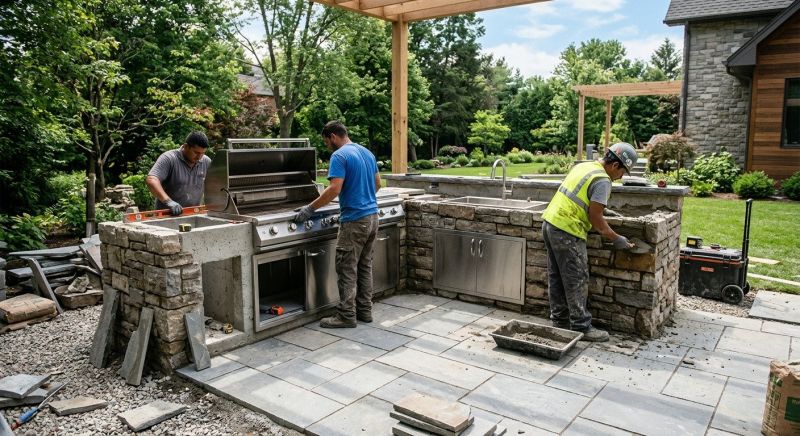 Backyard Cooking Spaces