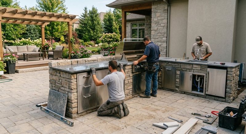 Backyard Cooking Spaces