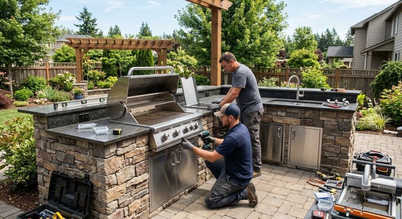 Backyard Cooking Spaces